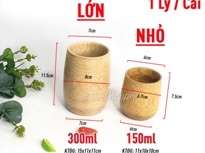 Ly gỗ tre tự nhiên LYTACH-01